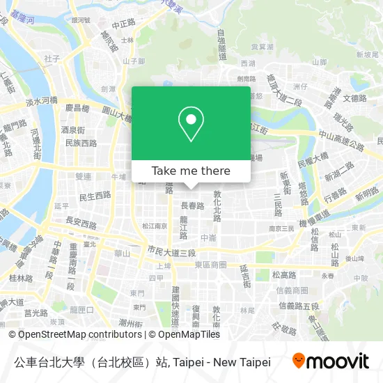 公車台北大學（台北校區）站 map