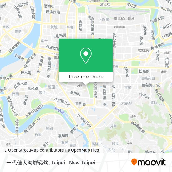 一代佳人海鮮碳烤地圖