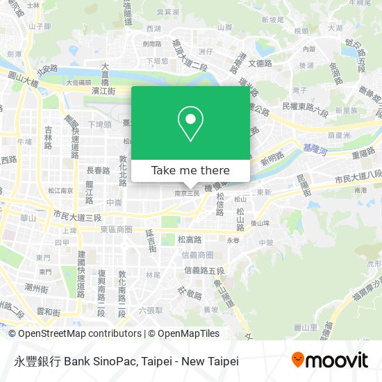 永豐銀行 Bank SinoPac地圖
