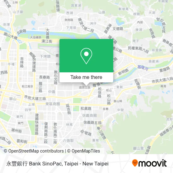 永豐銀行 Bank SinoPac map