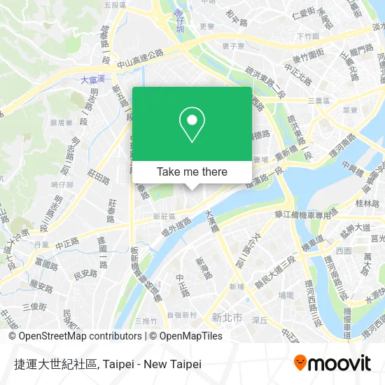 捷運大世紀社區地圖