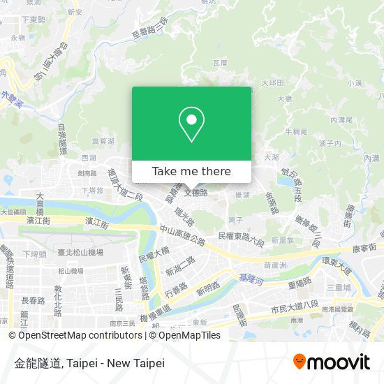 金龍隧道 map
