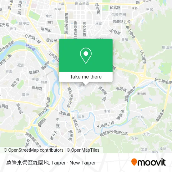 萬隆東營區綠園地地圖