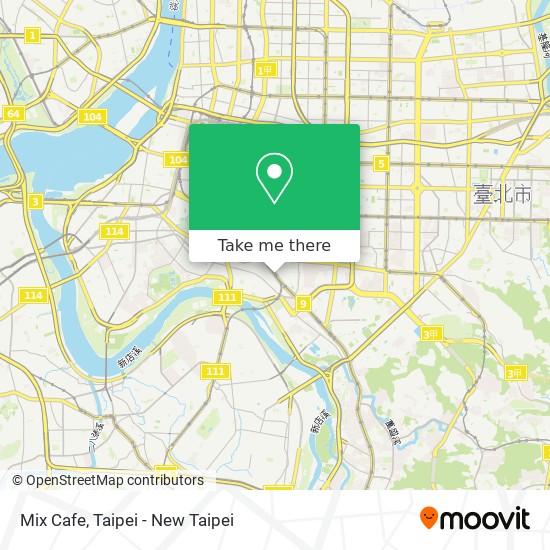 Mix Cafe map