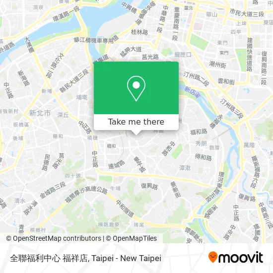 全聯福利中心  福祥店 map