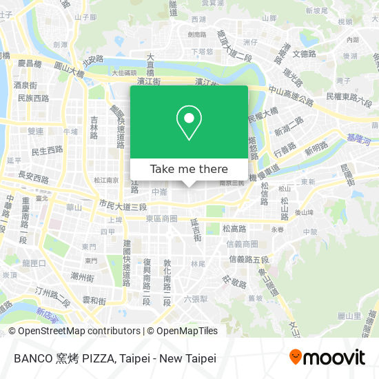 BANCO 窯烤 PIZZA map