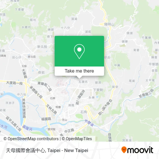 天母國際會議中心 map