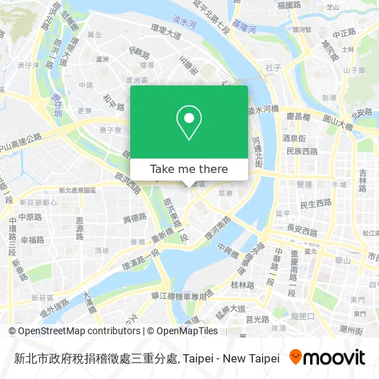 新北市政府稅捐稽徵處三重分處 map