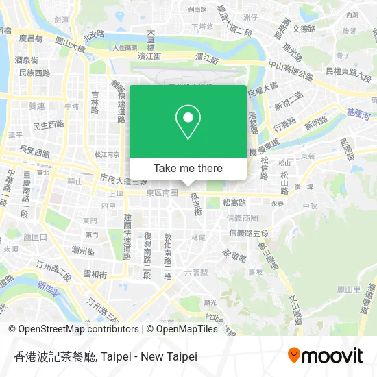 香港波記茶餐廳地圖