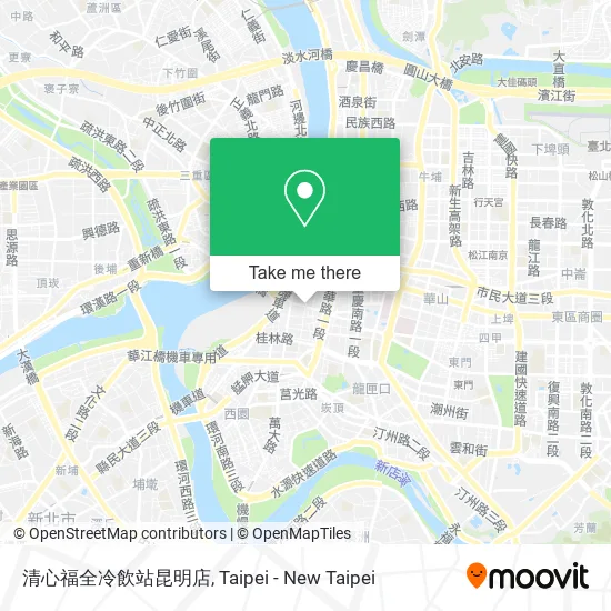 清心福全冷飲站昆明店 map