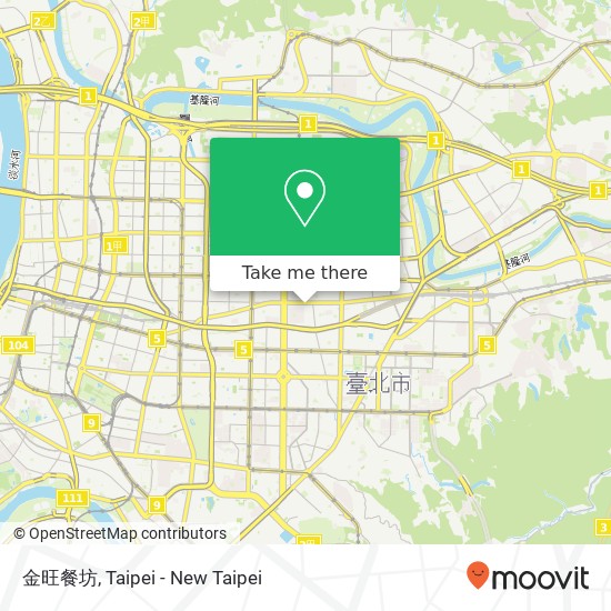 金旺餐坊 map