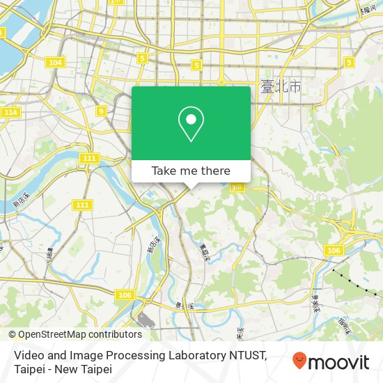 Video and Image Processing Laboratory NTUST地圖