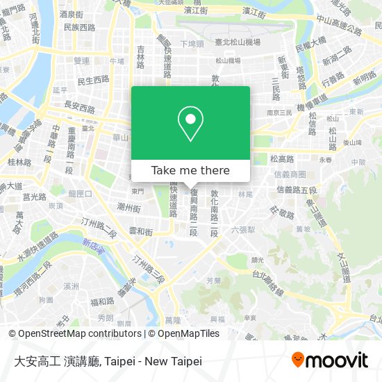 大安高工 演講廳 map