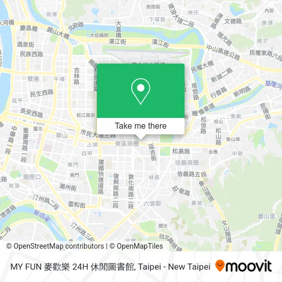 MY FUN 麥歡樂 24H 休閒圖書館地圖