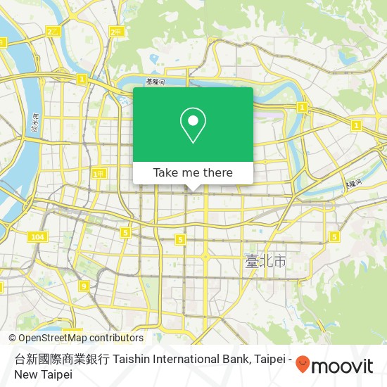 台新國際商業銀行 Taishin International Bank地圖