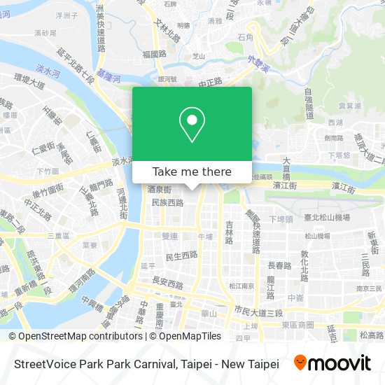 StreetVoice Park Park Carnival map