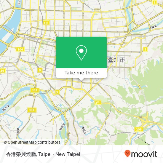 香港榮興燒臘地圖