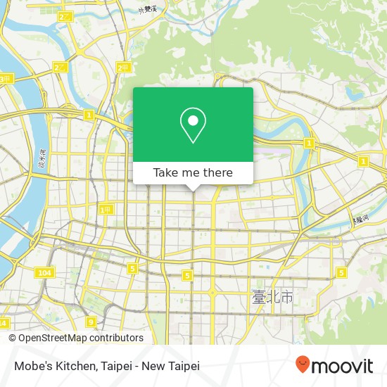 Mobe's Kitchen map