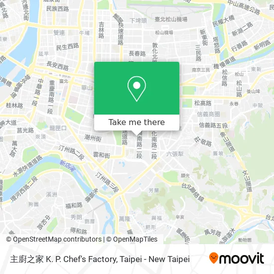 主廚之家 K. P. Chef's Factory map