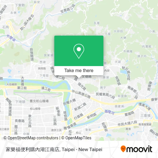 家樂福便利購內湖江南店地圖