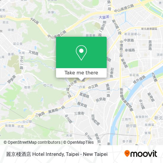 麗京棧酒店 Hotel Intrendy map