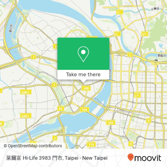 萊爾富 Hi-Life 3983 門市 map