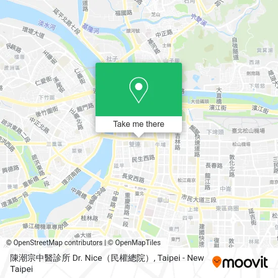 陳潮宗中醫診所 Dr. Nice（民權總院）地圖