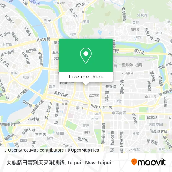 大麒麟日賣到天亮涮涮鍋 map