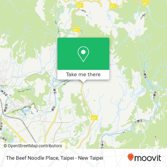 The Beef Noodle Place map