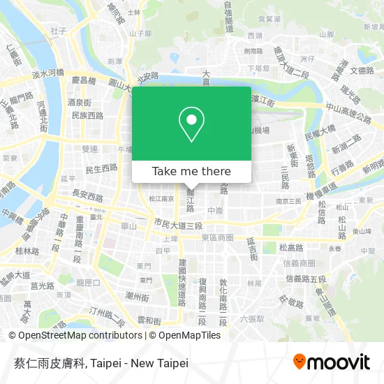 蔡仁雨皮膚科 map