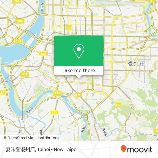 麥味登潮州店 map