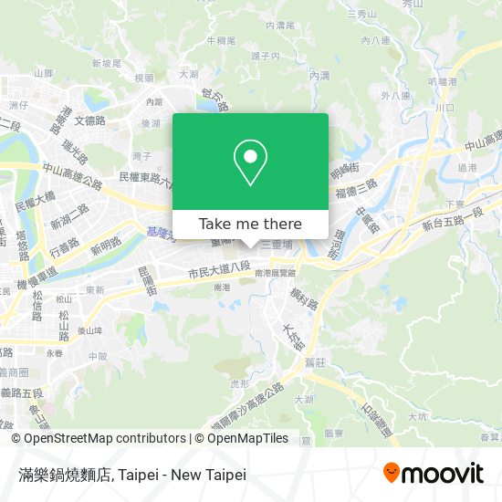 滿樂鍋燒麵店 map