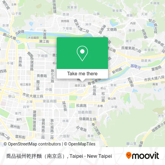 喬品福州乾拌麵（南京店）地圖