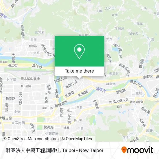 財團法人中興工程顧問社地圖