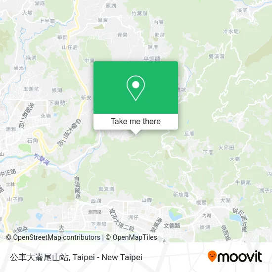 公車大崙尾山站 map