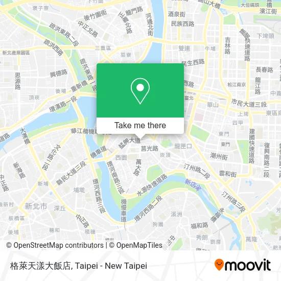 格萊天漾大飯店地圖