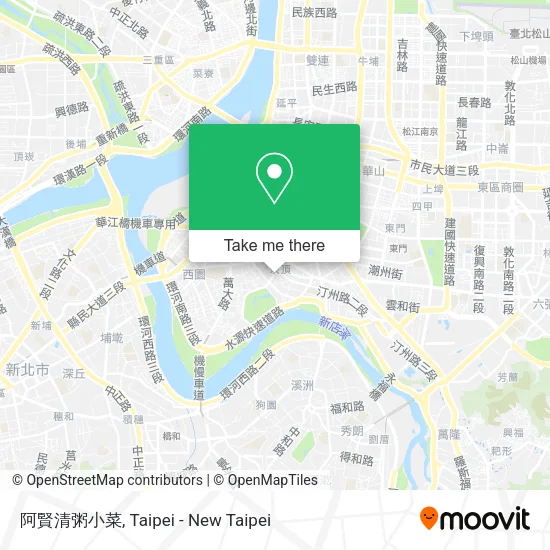 阿賢清粥小菜地圖