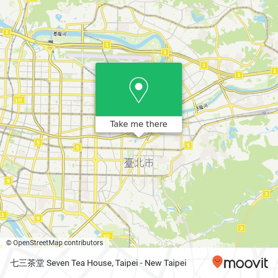 七三茶堂 Seven Tea House map
