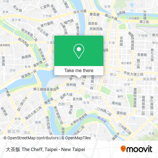 大茶飯 The Cheff map