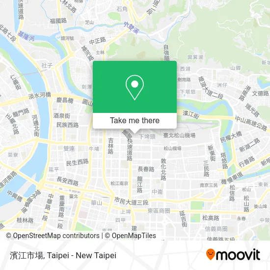 濱江市場地圖