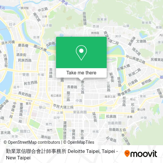 勤業眾信聯合會計師事務所 Deloitte Taipei地圖