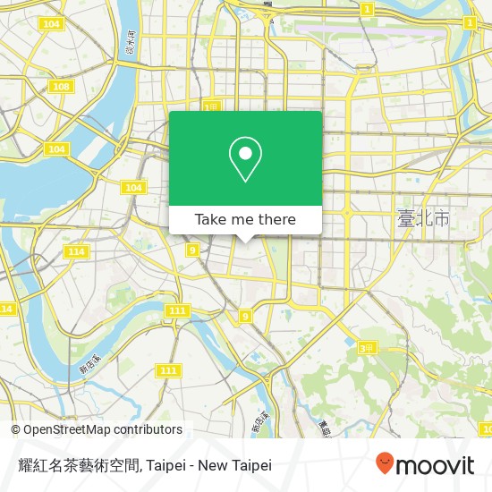 耀紅名茶藝術空間 map