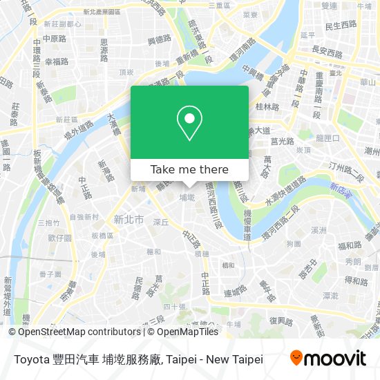 Toyota 豐田汽車 埔墘服務廠 map