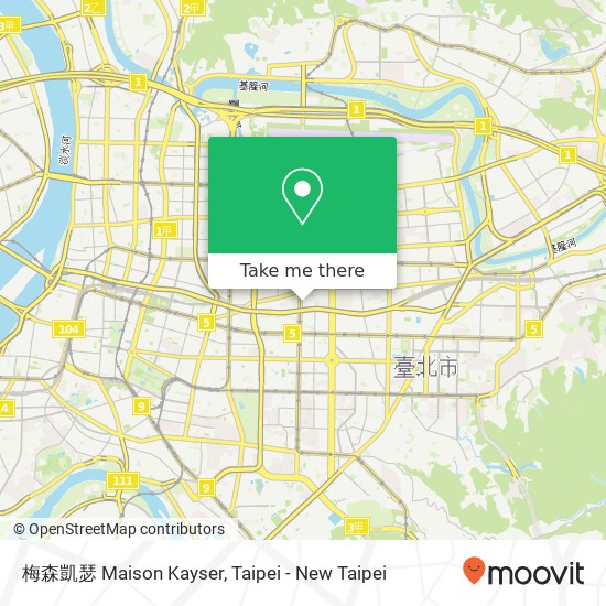 梅森凱瑟 Maison Kayser map