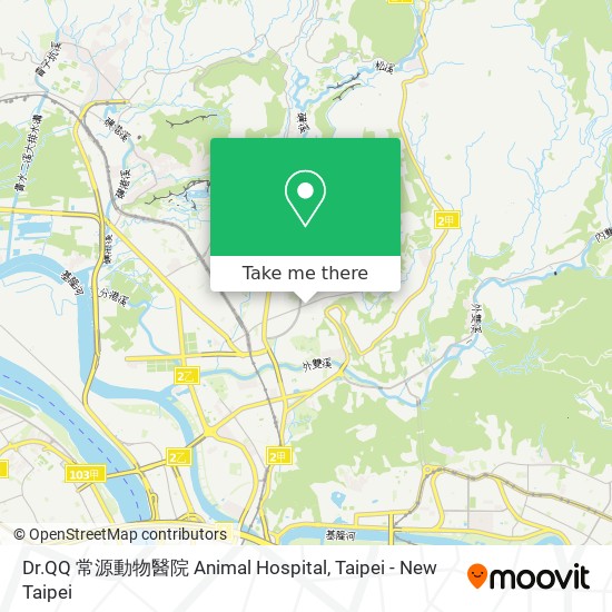 Dr.QQ 常源動物醫院 Animal Hospital map