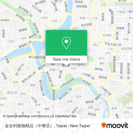 金吉利寵物精品（中華店） map