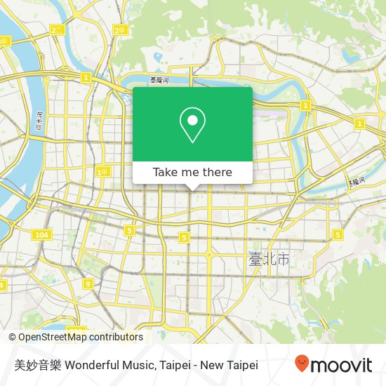 美妙音樂 Wonderful Music map