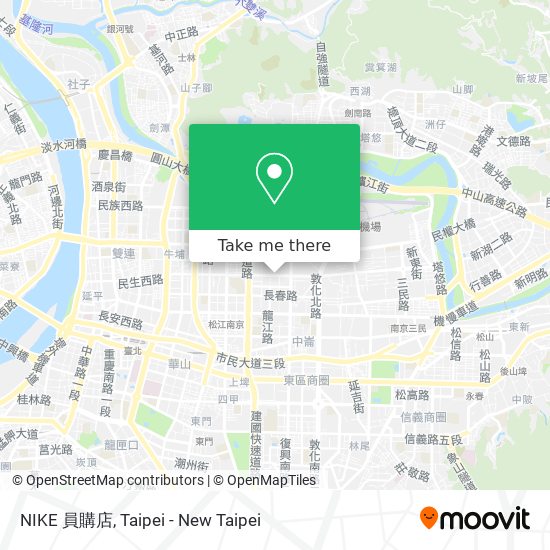 NIKE 員購店地圖