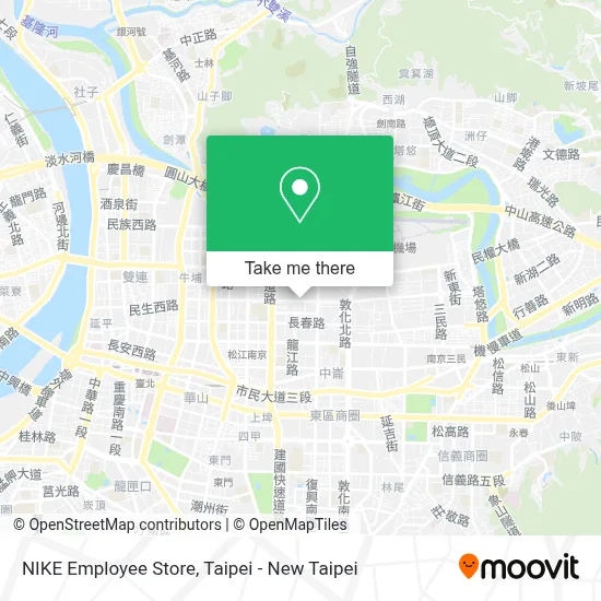 NIKE Employee Store map