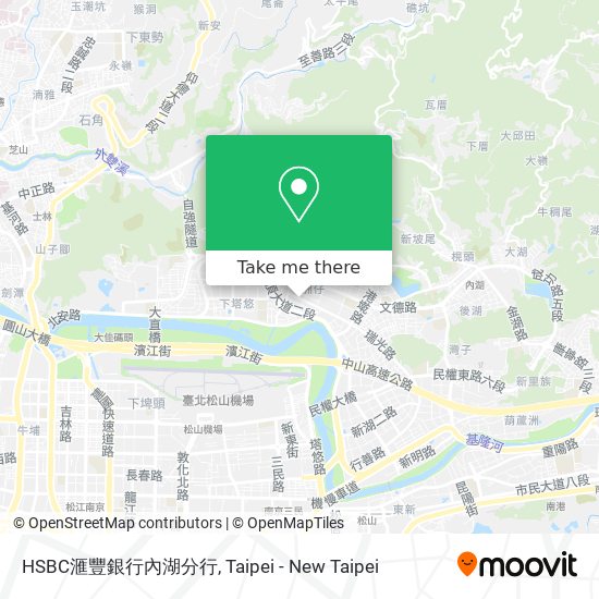 HSBC滙豐銀行內湖分行 map